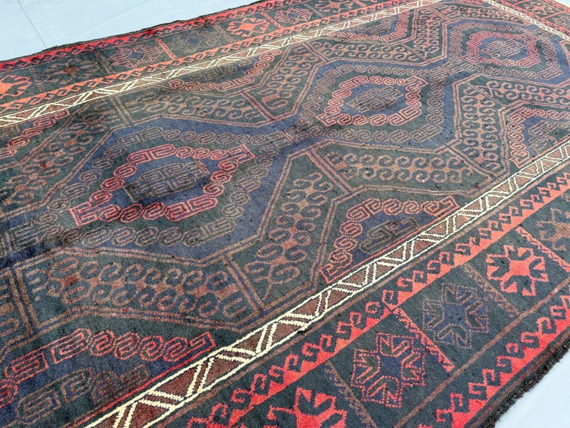 Antique Afghan Baluchi Area Rug 5x10 Hand Knotted Persian Style Oriental Carpet gallery