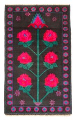 Vintage Traditional Hand-Knotted Area Rug 2’10” x 4’11” Oriental Wool Carpet