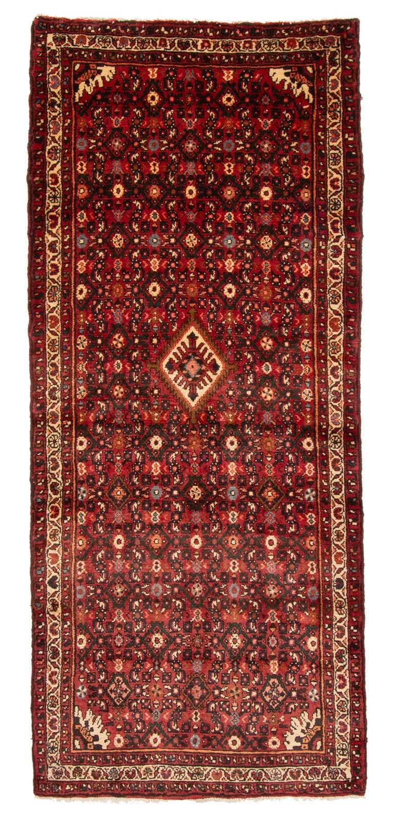 Vintage 2'11" x 4'1" Traditional Hand Knotted Vegetable Dye Wool Area Rug gallery