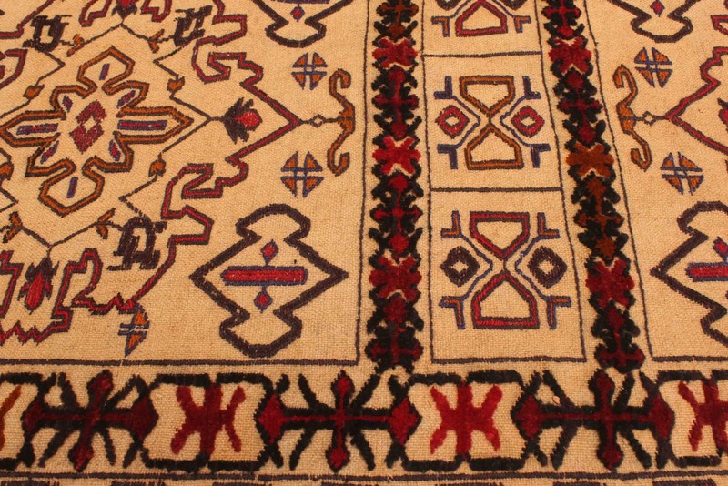 Vintage Hand Woven Area Rug 4'3" x 6'8" Traditional Wool Oriental Carpet gallery