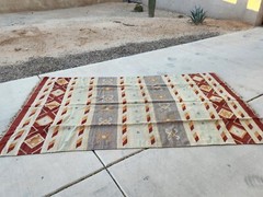 Vintage 6’x9′ Anatolia Southwestern Kilim Floor Wool Area Rug Handmade By Loom