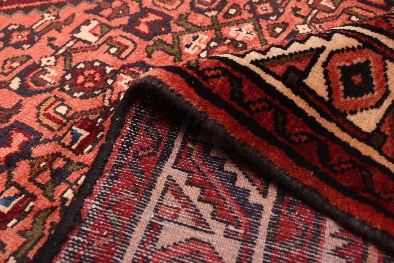 3'7" x 9'11" Vintage Hand-knotted Runner Rug Traditional Oriental Wool Carpet gallery