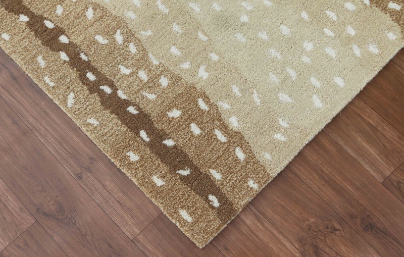 Antelope Chetah Animal Gold Contemporary Handmade Tufted 100% Woolen area rug gallery