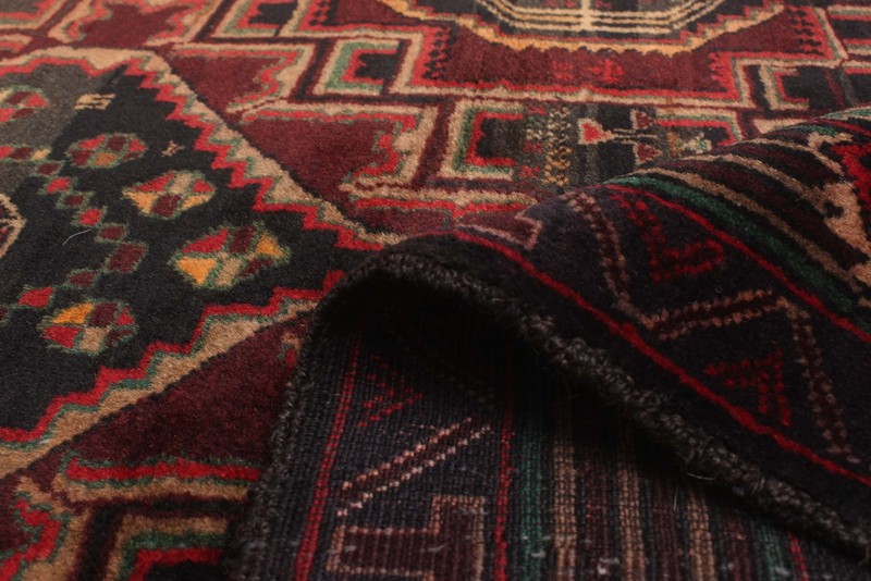 Vintage 3'1" x 4'6" Traditional Hand Knotted Vegetable Dye Wool Area Rug gallery