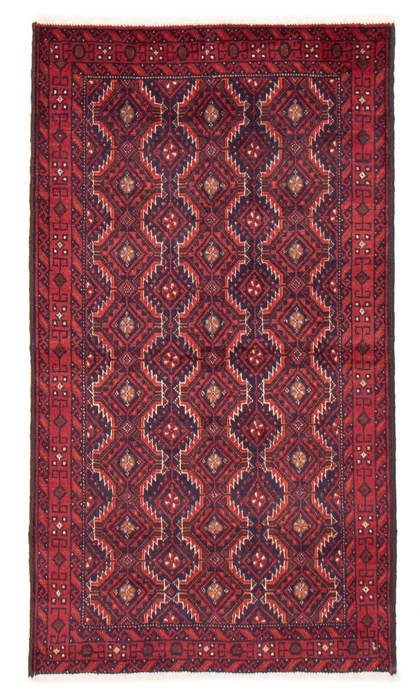 Traditional Vintage Hand-Knotted Area Rug 2'11" x 5'4" Oriental Wool Carpet