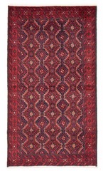 Traditional Vintage Hand-Knotted Area Rug 2’11” x 5’4″ Oriental Wool Carpet