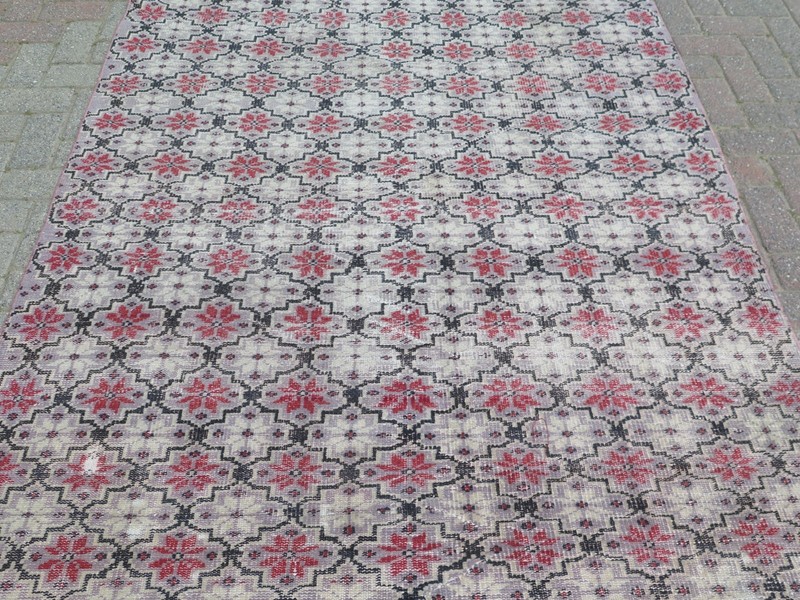 Vintage Anatolia Carpet, Modern Rug, Floor Carpet, Handmade Large Rug 62"X101" gallery