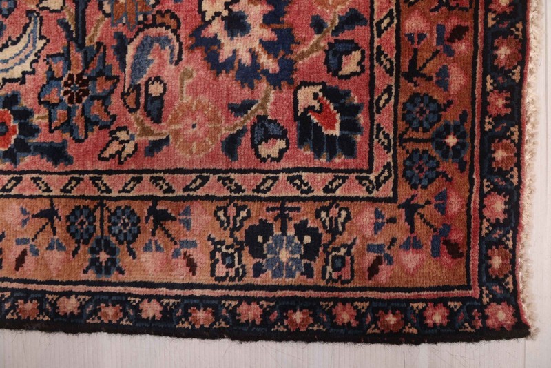 Vintage 9'5" x 12'3" Traditional Hand Knotted Vegetable Dye Wool Area Rug gallery