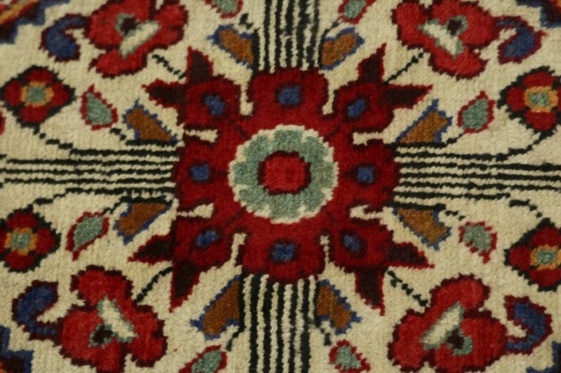 Handmade Vintage Tribal Oriental Wool Runner Rug Wide Hallway Kitchen 4X10 ft gallery