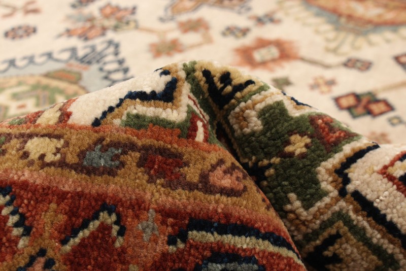 Vintage Hand-Knotted Carpet 4'0" x 5'11" Traditional Oriental Wool Area Rug gallery