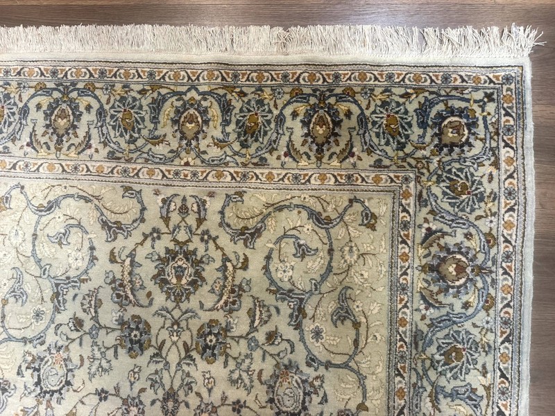 Per'sian Rug Uninque Colors 225 KPSI Light Green Light Blue Medium Size gallery