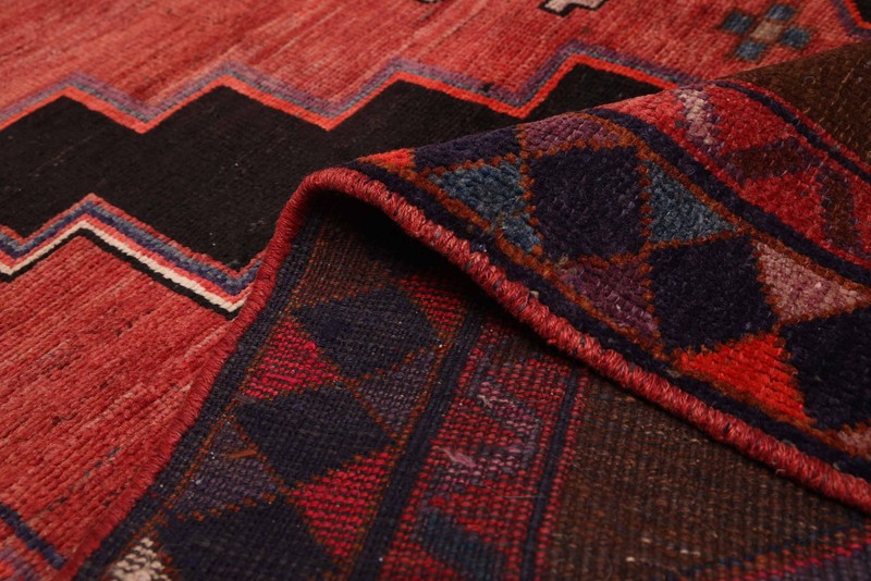 Vintage 4'5" x 8'6" Traditional Hand Knotted Vegetable Dye Wool Area Rug gallery