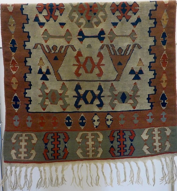 VINTAGE - TURKISH KILIM RUG -LATE 19TH CENTURY EARLY 20TH gallery