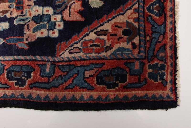 3'2" x 10'7" Vintage Hand-knotted Runner Rug Traditional Oriental Wool Carpet gallery