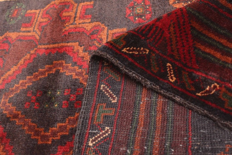 Vintage Hand-Knotted Area Rug 3'1" x 4'6" Traditional Oriental Wool Carpet gallery