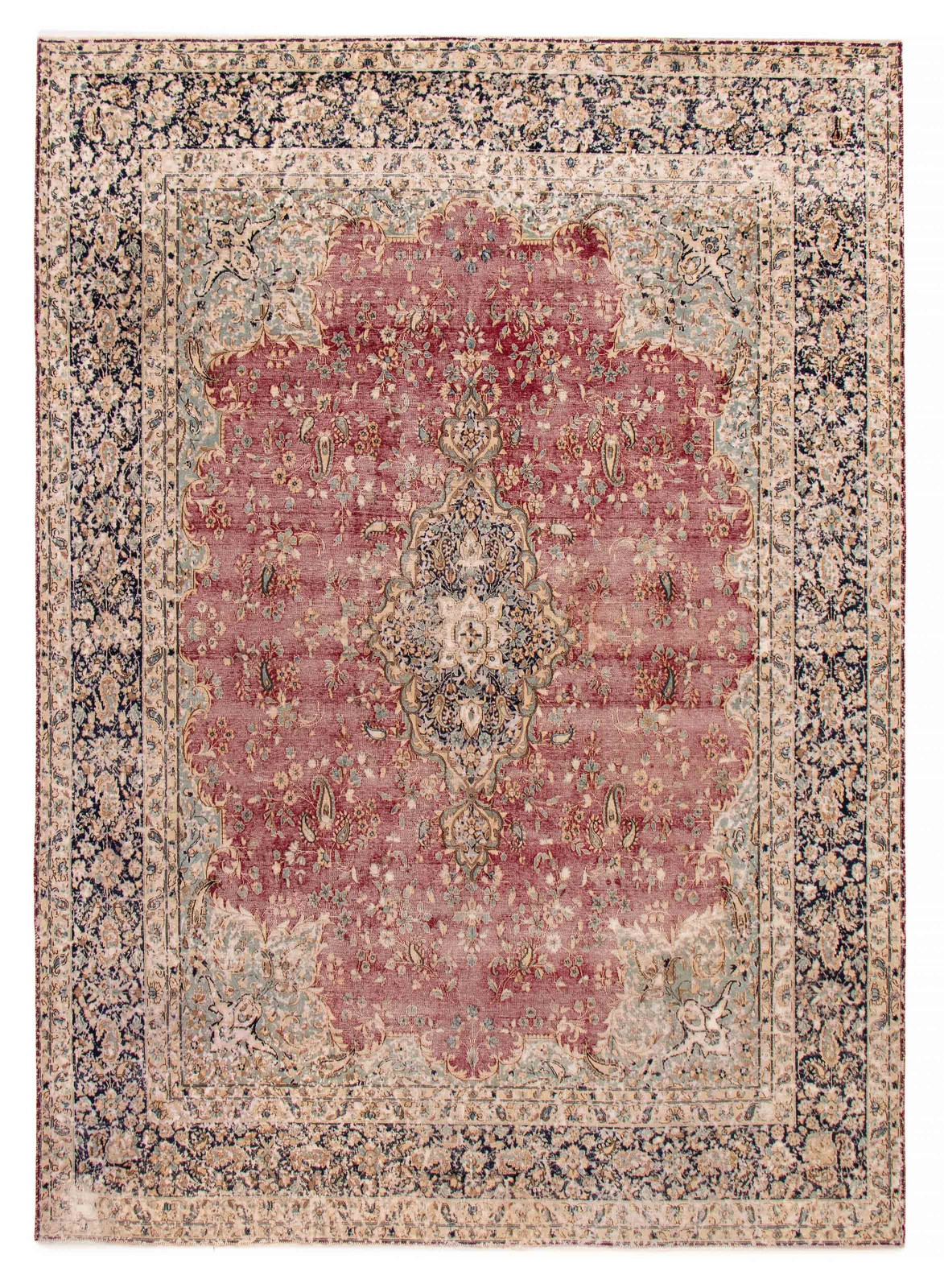 Traditional Vintage Hand-Knotted Area Rug 9'6" x 13'5" Oriental Wool Carpet gallery