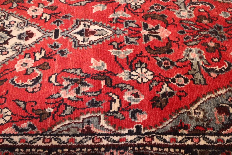 2'8" x 11'6" Vintage Hand-knotted Runner Rug Traditional Oriental Wool Carpet gallery