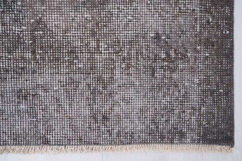 Old Turkish Vintage Rug Oushak Area Gray Rug 6 x 9 Antique Anatolian Carpet 855 gallery