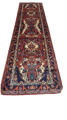 3x12ft Runner Rug | Handknotted Living Room Rug Rare Antique 1930’s Wool Rug