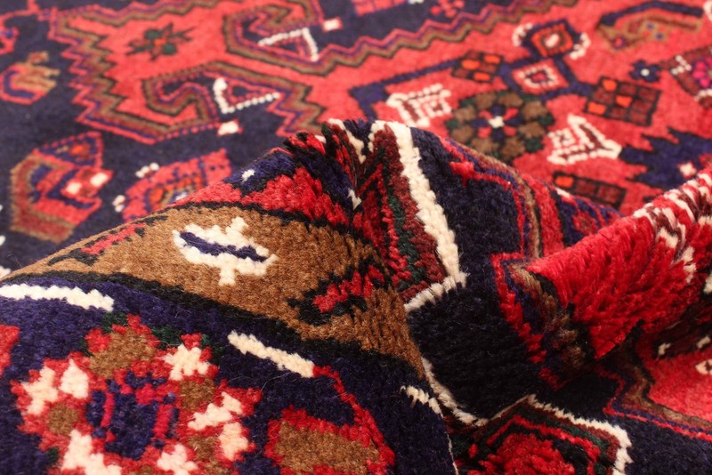 Vintage Traditional Hand-Knotted Area Rug 4'4" x 7'4" Oriental Wool Carpet gallery
