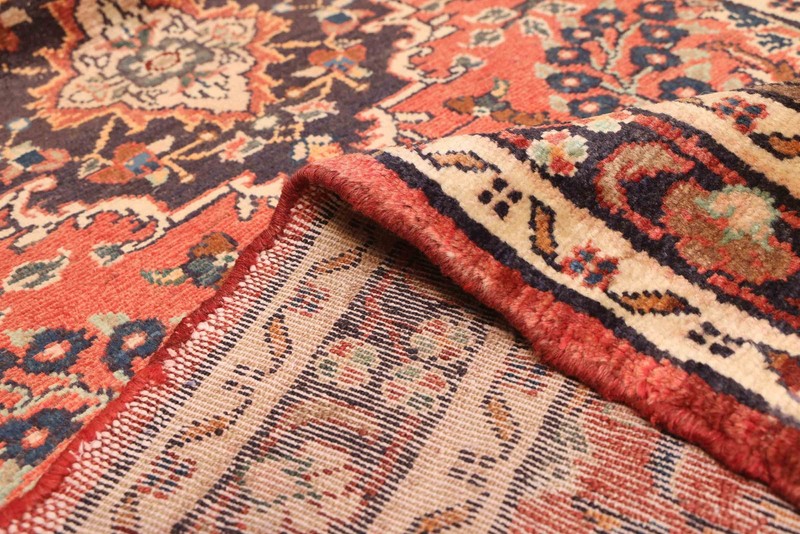 3'5" x 9'10" Vintage Hand-knotted Runner Rug Traditional Oriental Wool Carpet gallery