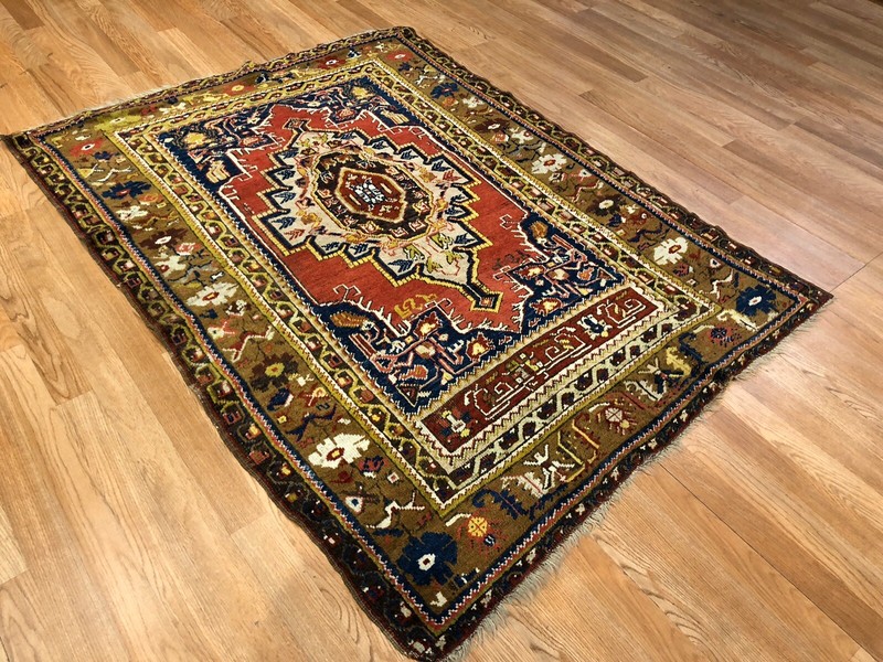 Beautiful Bergama - 1880s Antique Turkish Rug - Tribal Carpet - 3.11 x 5.4 ft. gallery
