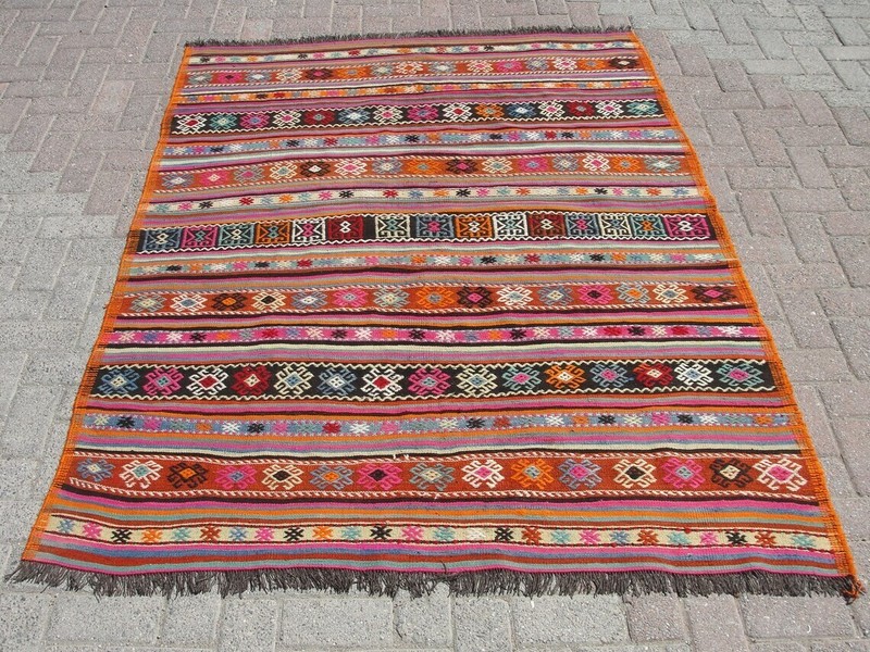 5x7 Handmade wool kilim carpet rugs - rugs for living room gallery