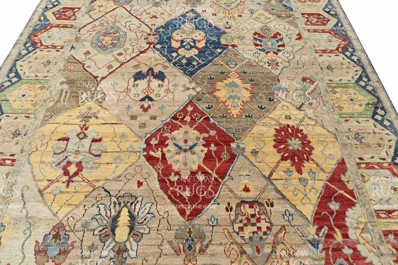 8x10 ft Beige Hand made Traditional Living Area Rugs, Contemporary Floor Carpet gallery
