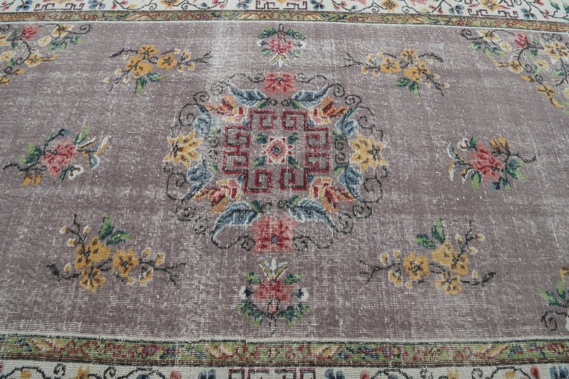 5x9 ft rugs, antique turkish carpet vintage oushak rug hand-knotted wool rug,21 gallery