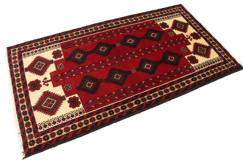 Handmade Vintage Tribal Style Oriental Rug Farmhouse Kitchen Area Carpet 3X6 ft gallery