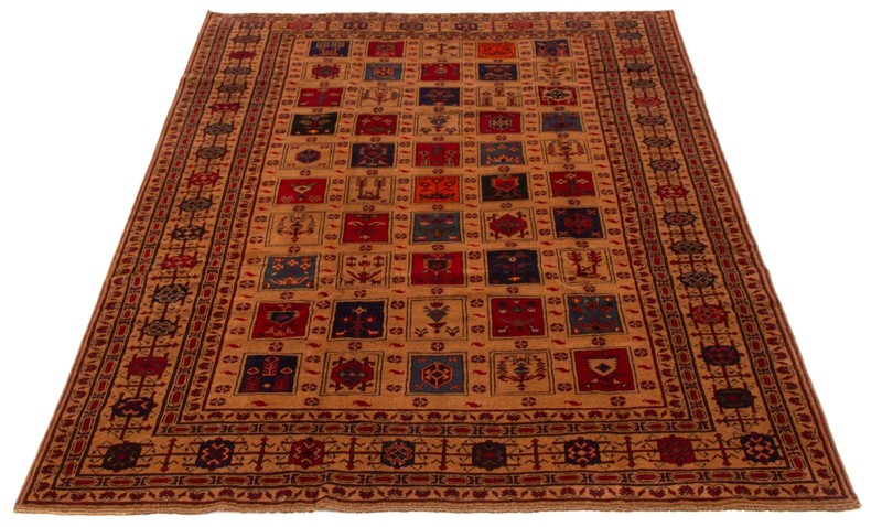 Vintage Traditional Hand-Knotted Area Rug 6'8" x 9'5" Oriental Wool Carpet gallery