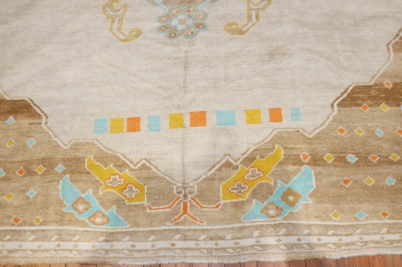 Vintage Awesome All Wool Kurdish Kars Rug Size 9'4''X13'8'' gallery