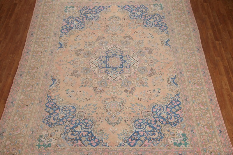Vintage Handmade Wool Traditional Area Rug 10x13 Ft Oriental Living Room Rug gallery