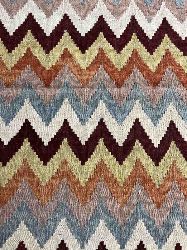 Vintage Kilim Traditional Hand Made Oriental Wool Kilim 5ftx3.2ft 154cmx103cm gallery