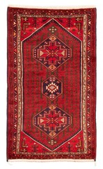Vintage 3’1″ x 5’3″ Traditional Hand Knotted Vegetable Dye Wool Area Rug