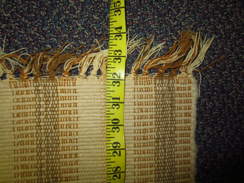 Hand Loom Cloth Rug-Light Brown Color-Vintage gallery