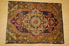 NATURAL WOOL Old Oriental Rugs,Hand Woven,knotted size Approximately 2’1″ × 2’9″