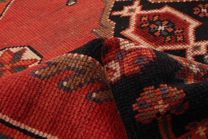 Vintage 3'9" x 6'9" Traditional Hand Knotted Vegetable Dye Wool Area Rug gallery