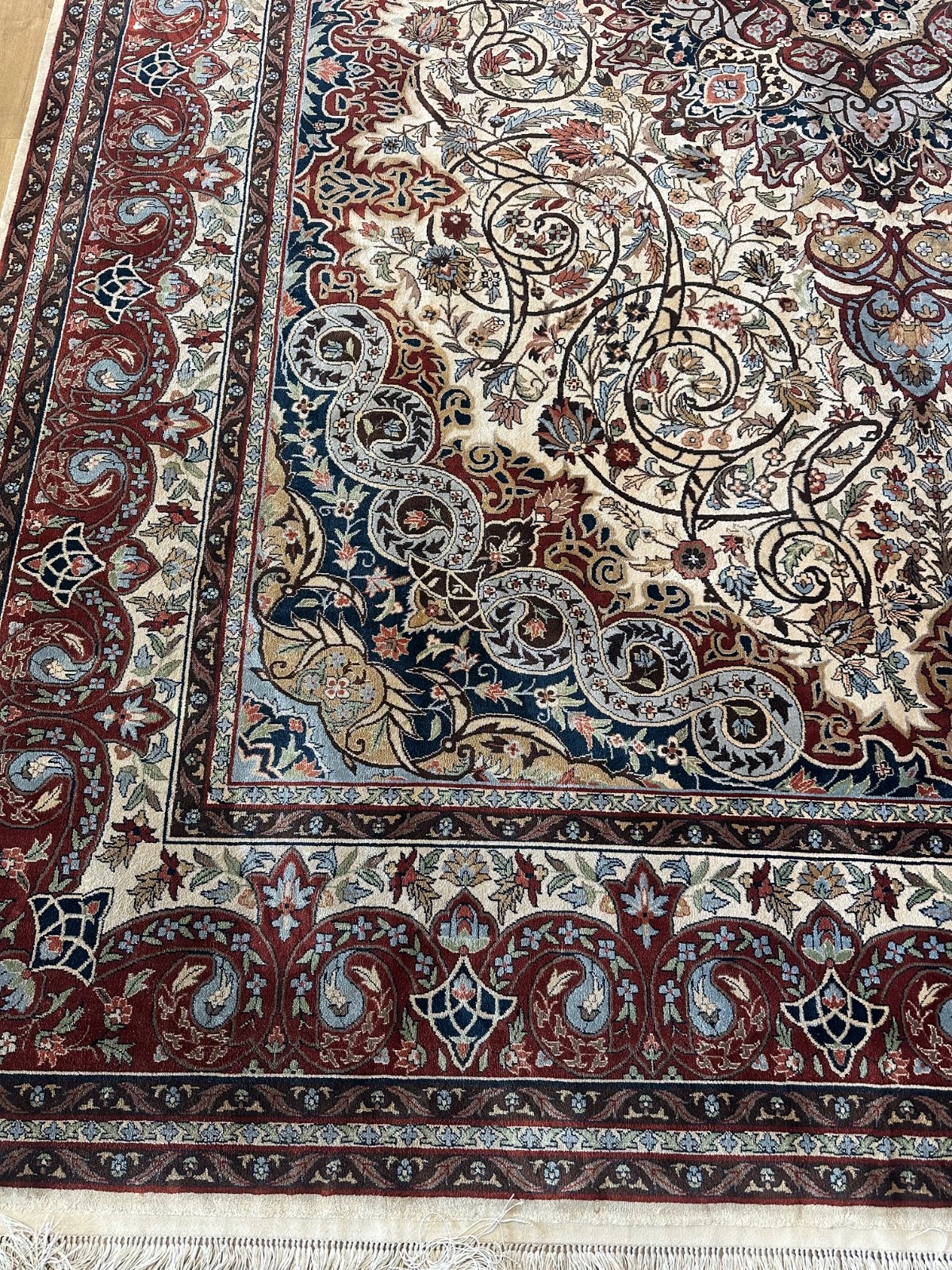 9x12 BREATHTAKING Silk MASTERPIECE 400 kps KNOTTED 0 SILK TABRIZZ TURKISH RUG gallery