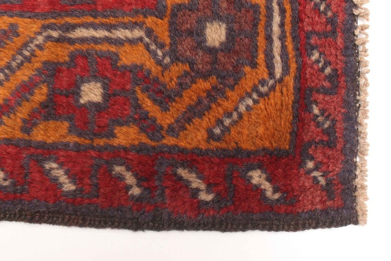 Vintage 3'5" x 6'5" Traditional Hand Knotted Vegetable Dye Wool Area Rug gallery