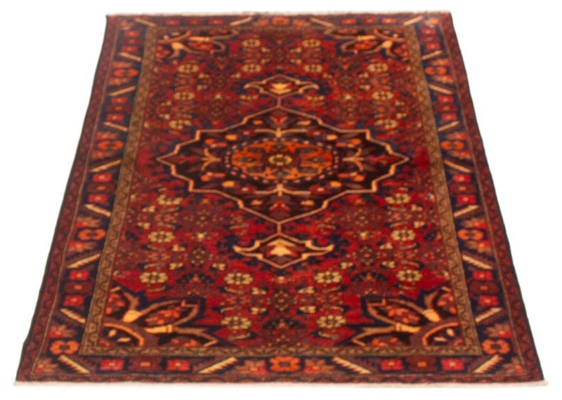 Vintage Hand-Knotted Carpet 4'3" x 6'7" Traditional Oriental Wool Area Rug gallery