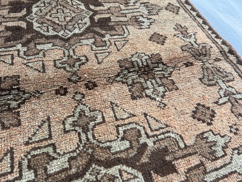 2'7 x 3'11 ft Vintage Afghan Rug Hand Knotted Wool Terracotta Tribal Carpet gallery