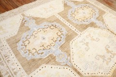 Modern Natural Wool Turkish Oushak Ushak Rug Size 10’4”x13’2”