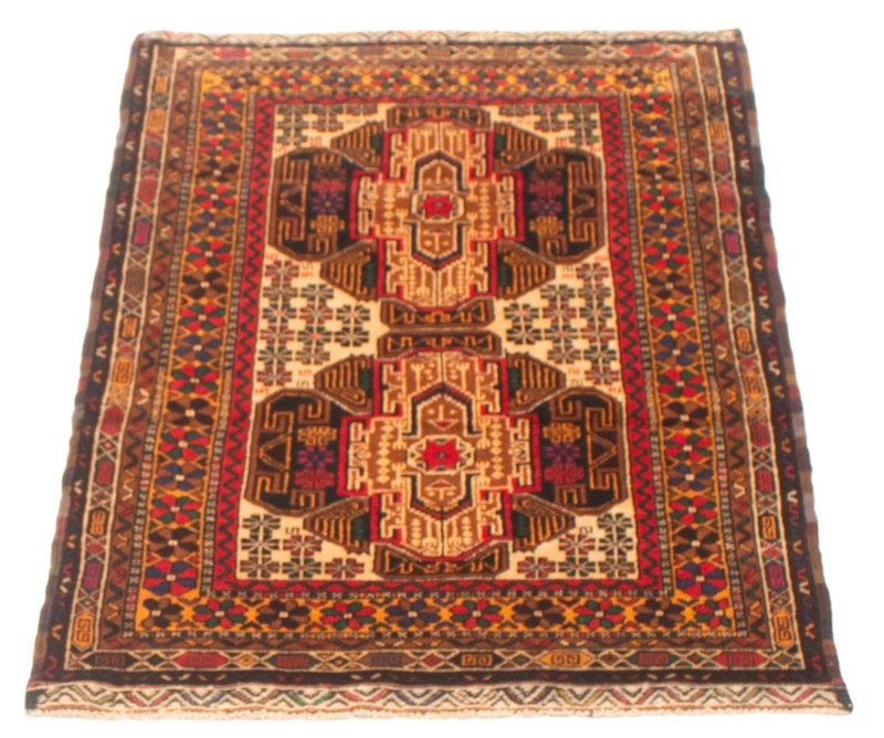Vintage Traditional Hand-Knotted Area Rug 2'10" x 4'8" Oriental Wool Carpet gallery