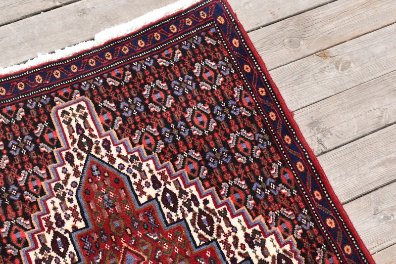Turkish Rug 2x3 ft Vintage Wool Carpet 70x120cm Handwoven East Anatolian gallery