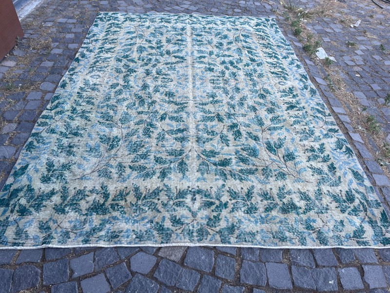 Turkish Vintage Rug, Handmade Wool Rug, Bohemian Large Rug, 6,8 x 9,8 ft gallery