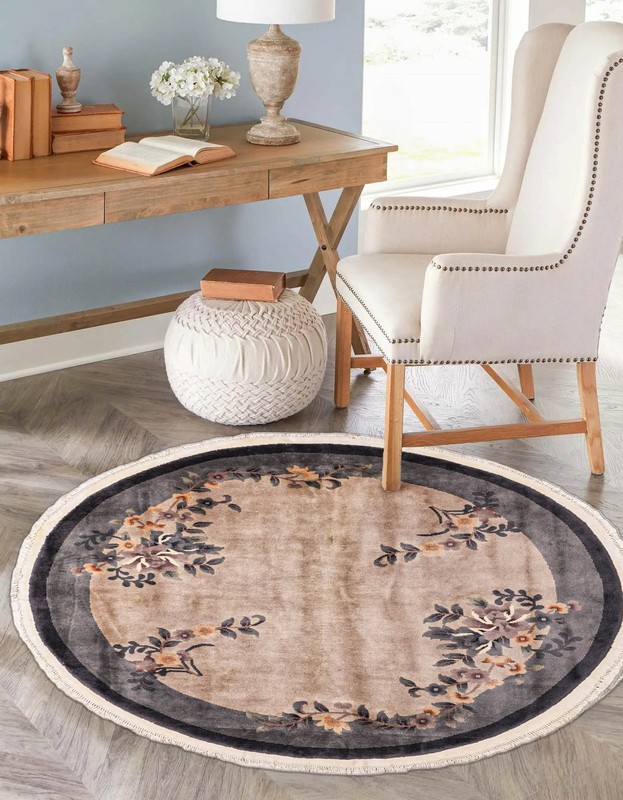 Traditional Vintage Hand-Knotted Area Rug 6'6" x 6'6" Oriental Wool Carpet gallery