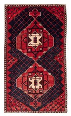 Vintage 5’5″ x 9’7″ Traditional Hand Knotted Vegetable Dye Wool Area Rug