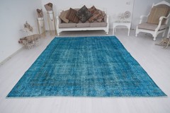 7×10 Area Rug Large Turkish Carpet Oushak Oversize Vintage Rug Antique Rug 74