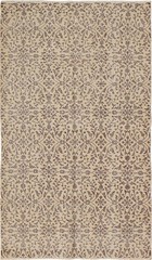 Vintage 3’11” x 6’8″ Traditional Hand Knotted Vegetable Dye Wool Area Rug